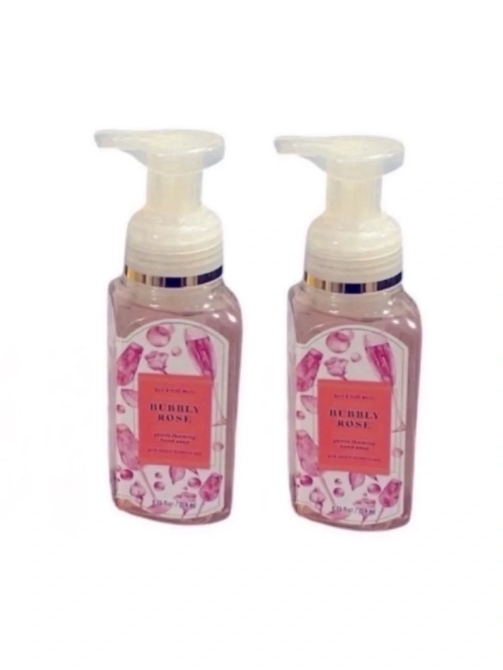 2 Bubbly Rose Hand Soaps